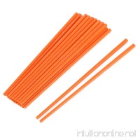 uxcell Household Kitchen Dinnerware Tool Kitchenware Chopsticks 10 Pairs Orange - B01N69KTOZ
